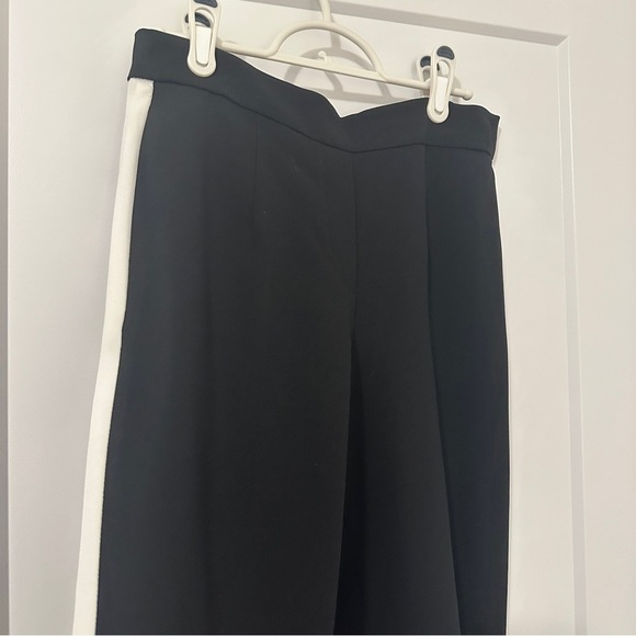 Babaton Aritzia Black White Tuxedo Cropped Trouser Pants Size 4 Women’s - Picture 3 of 12
